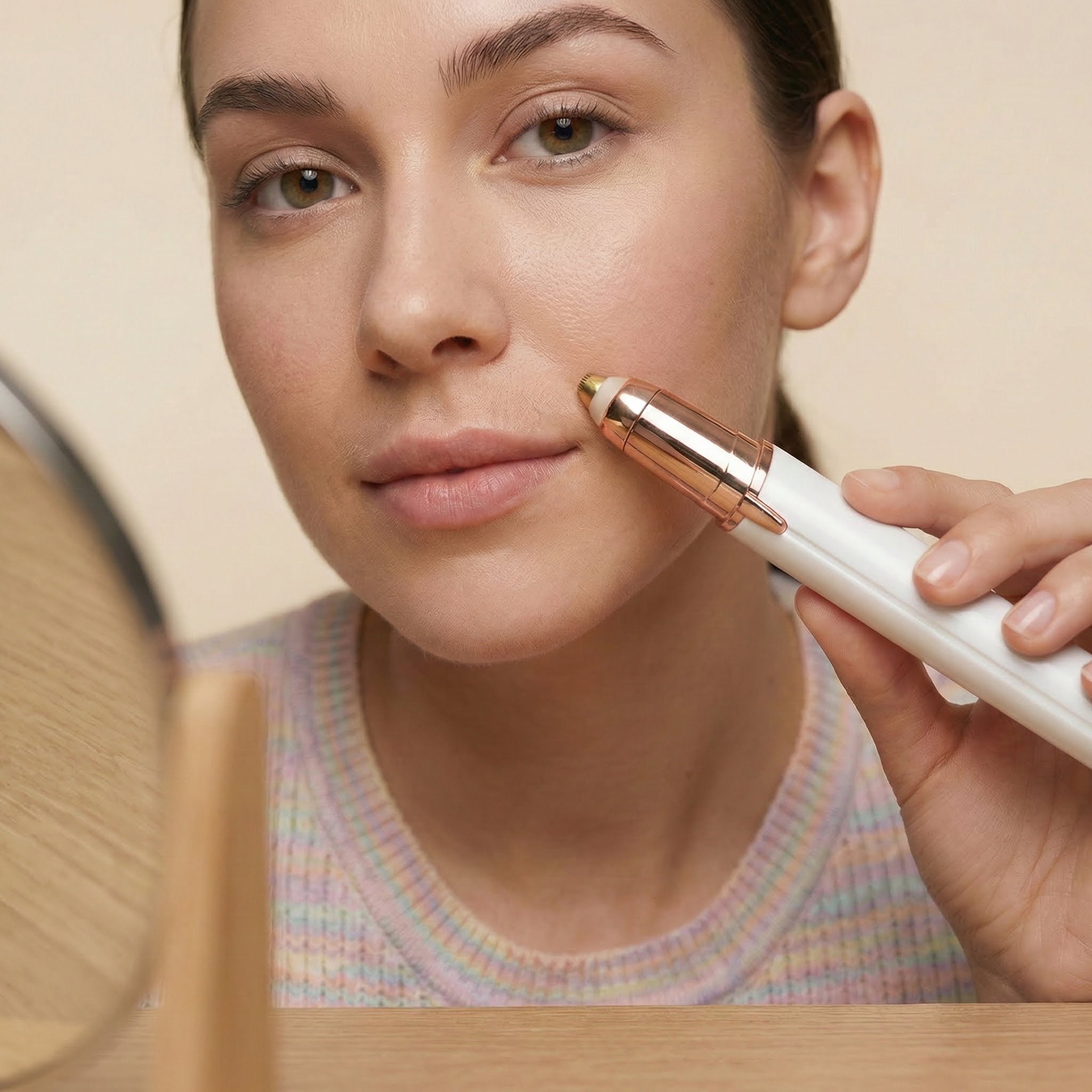 Depiladora facial de precisión con LED